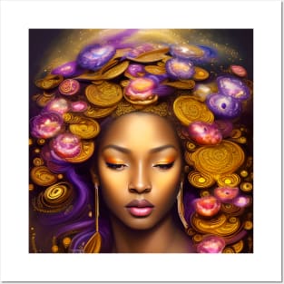 Melanin Queen Posters and Art